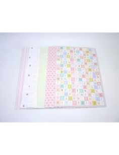 12 feuilles papiers fantaisies 160g/cm2 format A4 21cm x...