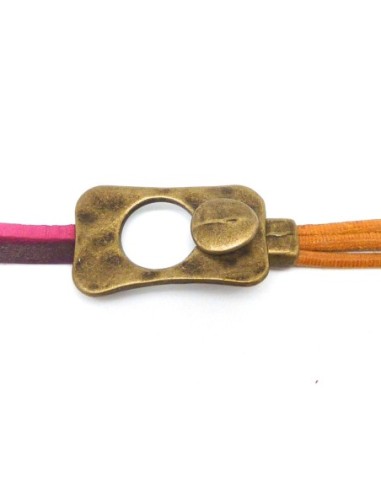 Fermoir crochet toggle rectangle pour lanière...