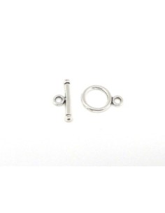 Toggle petit métal argenté