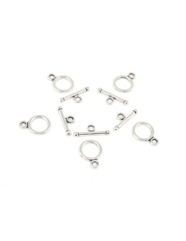 Toggle petit métal argenté