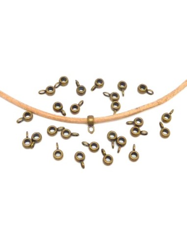 petite bélière bronze en métal