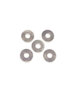 anneau connecteur en métal argenté