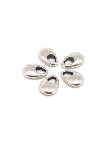 breloque argenté goutte pas chère en métal