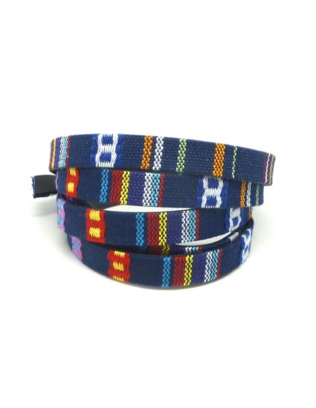 Lanière ethnique 10mm multicolore
