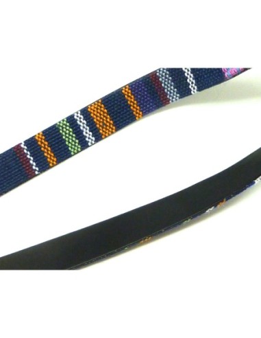 Lanière ethnique 10mm multicolore pas chère