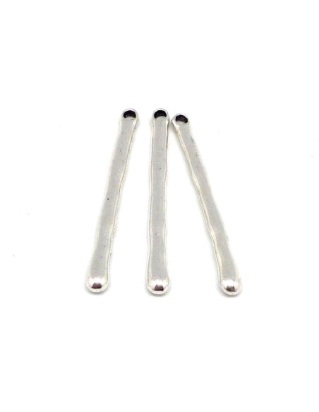 Breloque tige pampille légèrement martelé pas chère