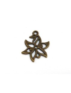 R-10 breloques Fleur soleil étoile 20,2mm en métal de...
