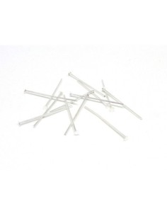 R-Lot de 100 tiges métalliques clous à tête plate 2.7cm...