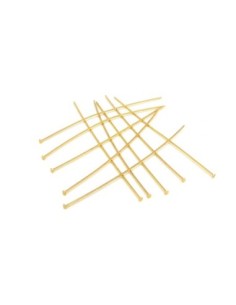 clous à tête plate 7cm en métal doré