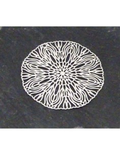 R-2 Estampes en filigrane ronde rosace très fine, légère,...