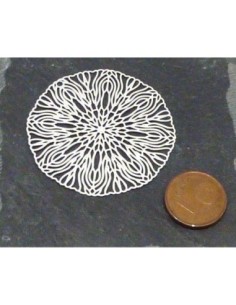 R-2 Estampes en filigrane ronde rosace très fine, légère,... 2