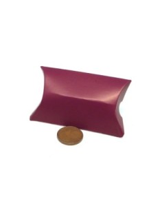 10 Petites boites cadeaux berlingot 6cm x 4cm en carton de couleur rose violet framboise peut être customisée 2