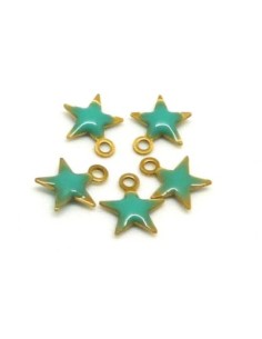 R-5 petites étoiles émaillés recto/verso 7,4mm de couleur... 2
