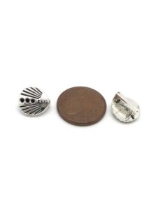 10 Perles passant Coquille saint Jacques Hérisson pour... 2