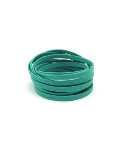 1,8M Cordon plat cuir synthétique 5mm de couleur vert...