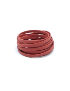 1,8M Cordon plat cuir synthétique 5mm de couleur rose...
