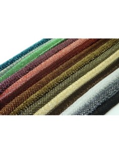 1m Cordon 6mm noir et doré en polyester et lurex - STYLE Disco brillance 2