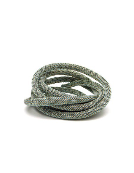 R-1m Cordon 6mm bleu pâle, bleu brillant et doré en polyester et lurex - STYLE Disco brillance