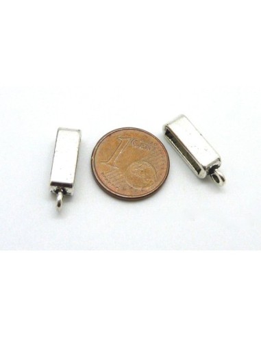 beliere en metal argente pour lanière de 10mm