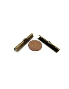 Embout griffe  30mm en métal de couleur bronze 2