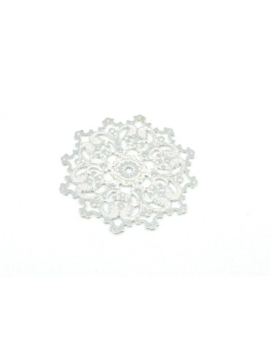 R-2 Estampes en filigrane rosace très fine,...