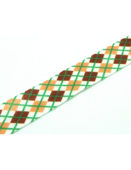 Ruban élastique plat 15mm fantaisie