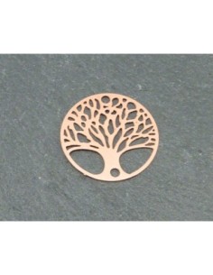 R-2 Estampes connecteur en filigrane ronde arbre de vie...