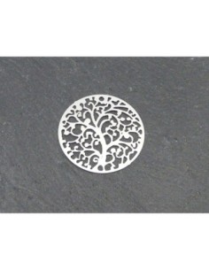 R-2 Estampes connecteur en filigrane ronde arbre de vie...