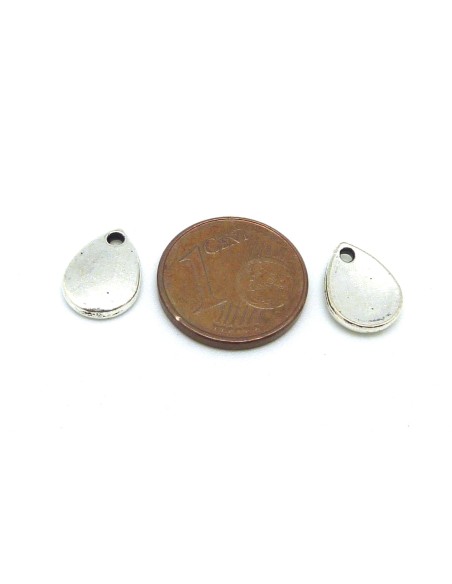 Sequin en métal argenté