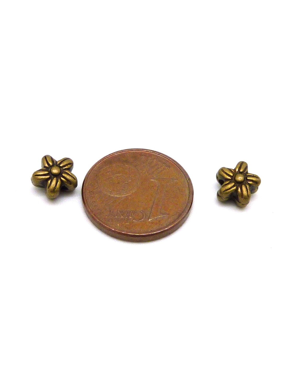 Pendentifs Grelots 6 mm Cuivre couleur Bronze