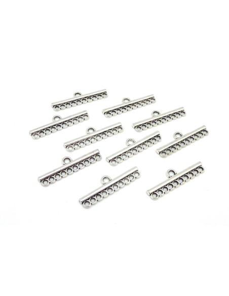 Embout multi-rangs pour cordon cuir 1mm