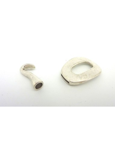 R-Lot de 5 Fermoirs crochet rectangle 38 x 25mm...