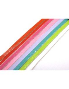 2,5m Lanière cuir synthétique effet vernis 3mm de couleur... 2