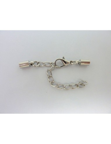 Fermoir pour cordon cuir de 3mm