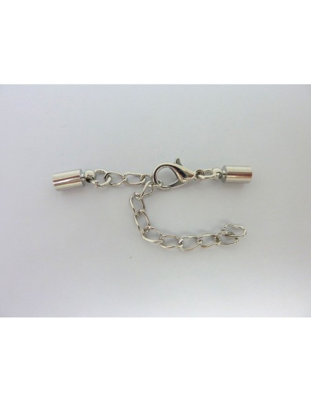 Fermoir pour cordon cuir de 3mm