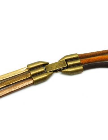 Fermoir bronze clip multirang