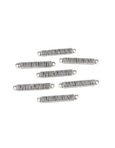 20 Longs Connecteurs rectangle filigrane strié 39,6mm en...