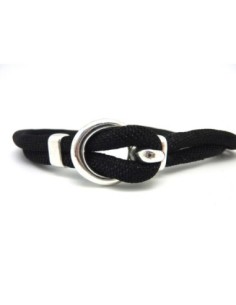 Fermoir crochet pour cuir de 5mm