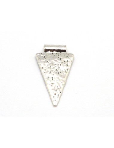 Pendentif triangle martelé pas cher