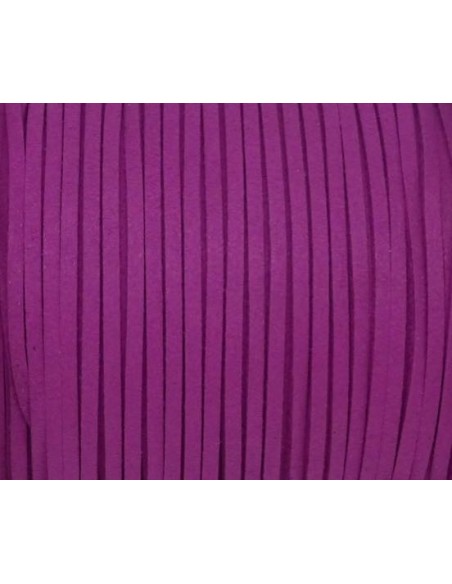 Lanière suédine rose byzantin pas chère