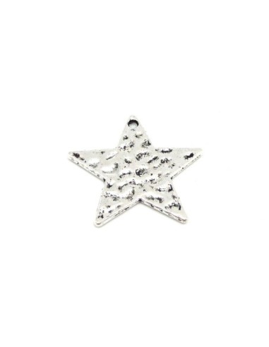 R-5 Breloques étoile, pendentif 25mm en métal...