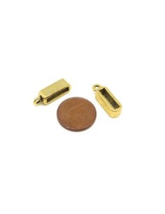 5 Perles support breloque bélière pour lanière de 10mm en... 2