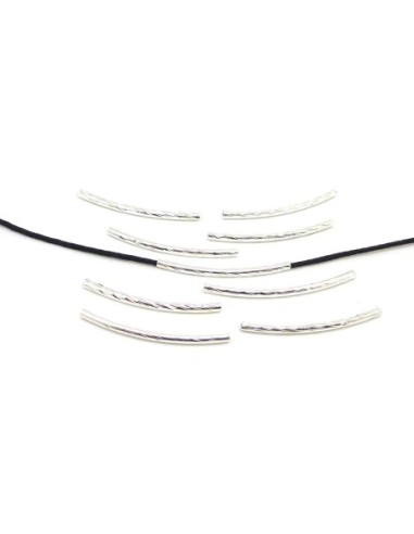 R-10 tubes légèrement incurvé fin en métal...