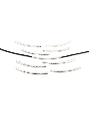 R-10 tubes légèrement incurvé fin en métal...