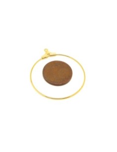 Creole doré pour boucles d'oreille 30mm 2