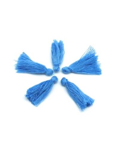 Petits Pompons bleu ciel 2,5cm en polyester