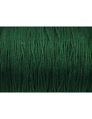 Fil de jade 0,8mm de couleur vert foncé - idéal noeud coulissant - WRAP - SHAMBALLA