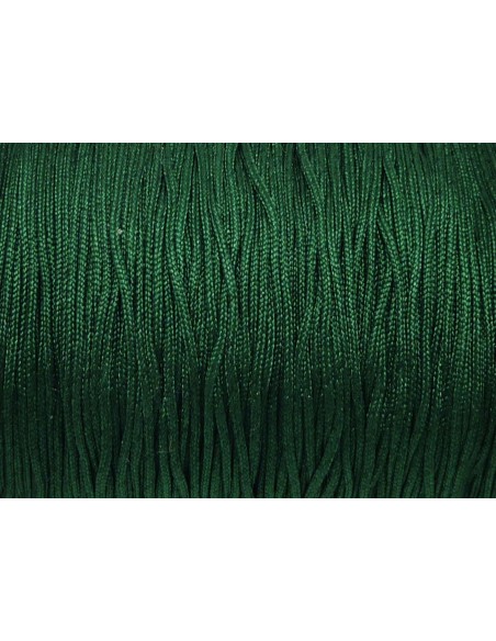 Fil de jade 0,8mm de couleur vert foncé - idéal noeud coulissant - WRAP - SHAMBALLA