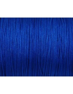 Fil de jade de couleur bleu vif électrique  0,8mm pour bracelet wrap 2