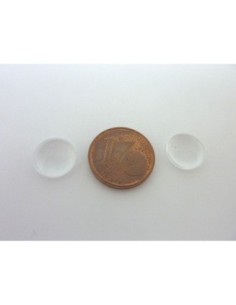 Cabochon 12mm rond loupe en verre 2